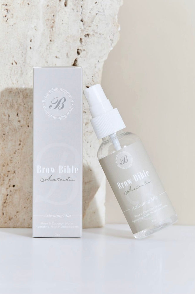 BROW BIBLE- ROSE & COCONUT HYDRATION MIST *BEST BEFORE 10/2023