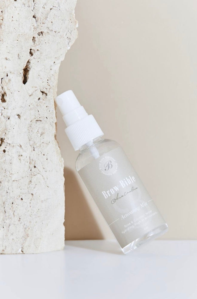 
            
                Load image into Gallery viewer, BROW BIBLE- ROSE &amp;amp; COCONUT HYDRATION MIST *BEST BEFORE 10/2023
            
        